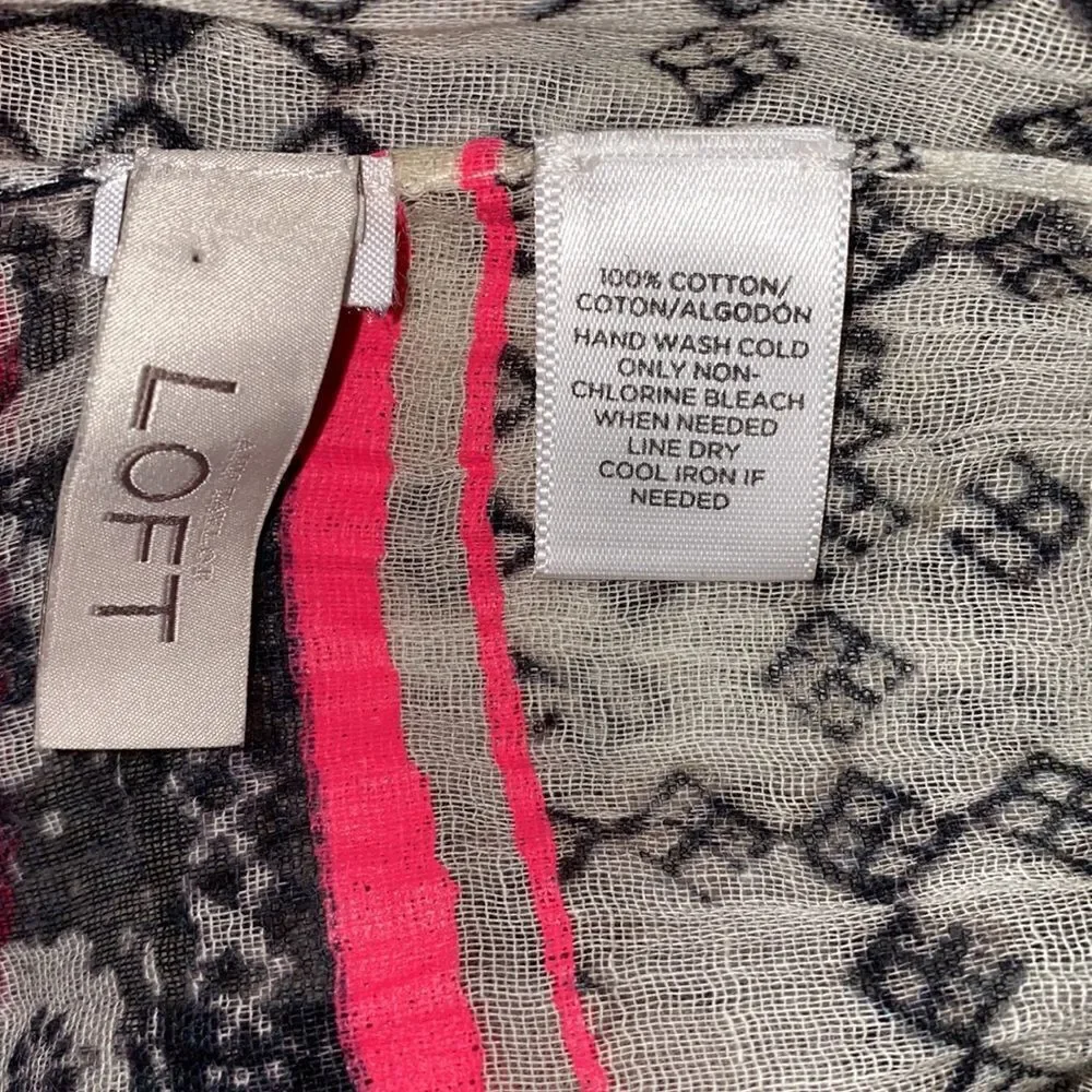 LOFT Lightweight Cotton Scarf Wrap